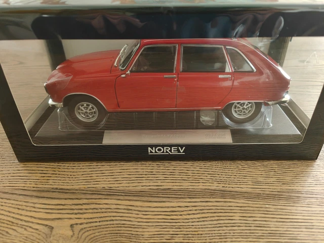 1967 Renault 16 negro 1/18 modelo de coche a presión por Norev NOREV