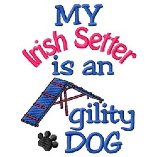 My Irish Setter is An Agility Dog Sweatshirt - DC1908L Size S - XXL