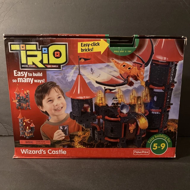FISHERPRICE TRIO BUILDING System Medieval Wizard’s Castle 75.00