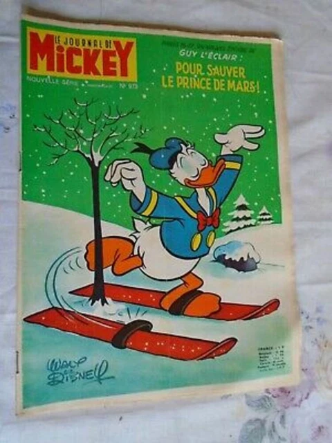 Journal de Mickey N°180 - Très Bon Etat - Voir photos
