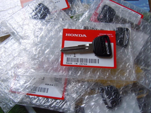 New unused Honda Beat PP1 genuine blank key spare key 2 pieces set Japan JDM JP