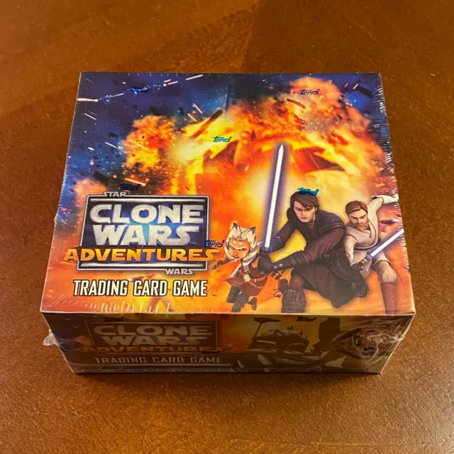 Star Wars Clone Wars Adventures Booster Box Sealed Topps