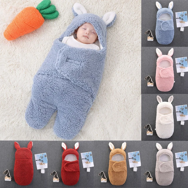 Neugeborenes Baby Wickeldecke Fleece Kinderwagen Decke Kleinkind Kinder ▽