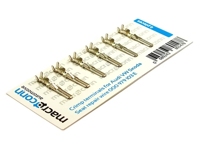 Produktbild von Macroconn Crimpkontakte Für Reparaturkabel 000979211E – 6 Stück, Für VAG, 2,50 Mm²
