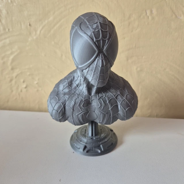 3D PRINTED MARVEL COMICS SPIDER MAN Bust Action Figure Figurine ...