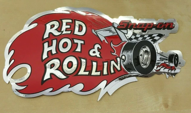 Snap-On 3D Metal Toolbox Badge – Chrome Emblem Sticker Decal