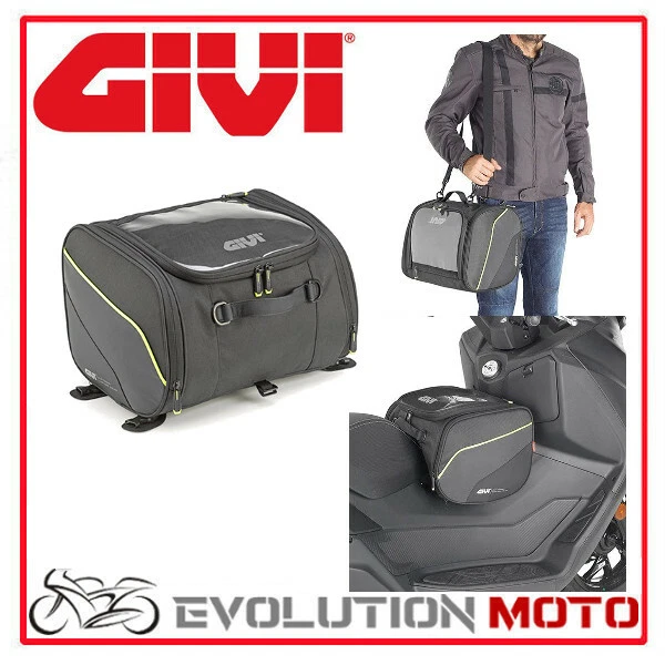 BORSA DA TUNNEL Sella Honda X Adv 750 Con Cinghie 23Lt Ea136 Givi Nera