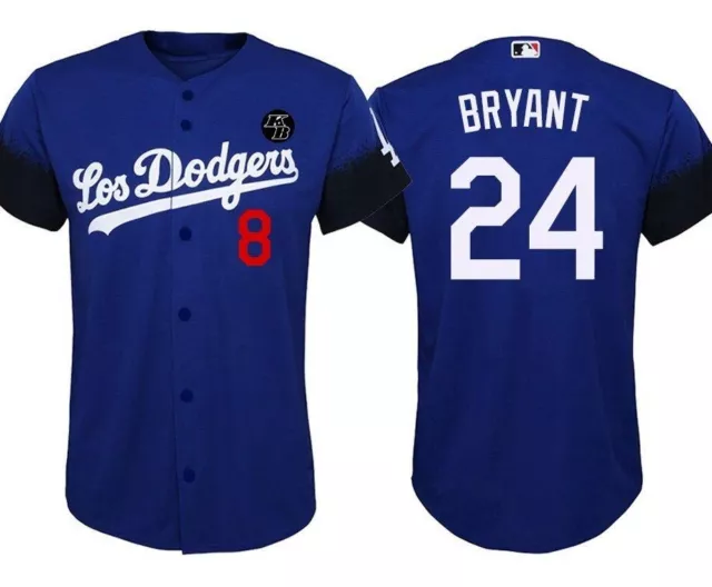 Los Angeles Dodgers Kobe Bryant #8/24 MLB Jersey for Sale in Los