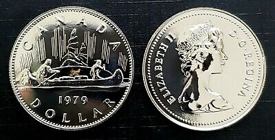 Canada 1979 Proof Like Voyageur Nickel Dollar!!