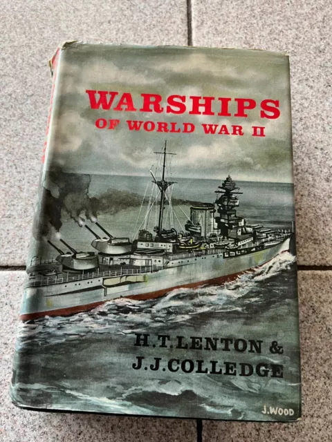 WARSHIPS OF WW2.  HARDCOVER / D/J NAVY REFERENCE 638p  BATTLESHIP  ROYAL NAVY