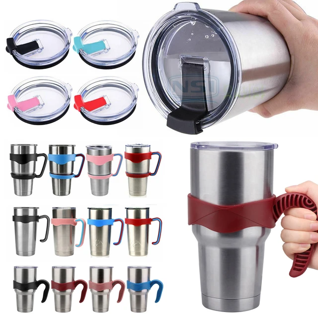 2 PCS Splash Spill Proof Lid for RTIC YETI Ozark Trail Rambler 30 Oz Tumbler Cup