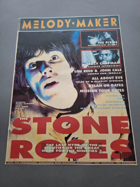 Stone Roses/Melody Maker Cover/interview 89' **VERY RARE**