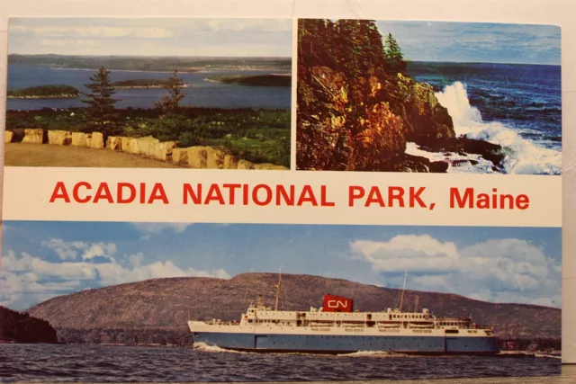 Maine ME Acadia National Park Postcard Old Vintage Card View Standard Souvenir