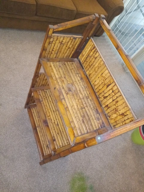Antique Bamboo Shelf Vintage Bookcase Stand Shelves Etiager