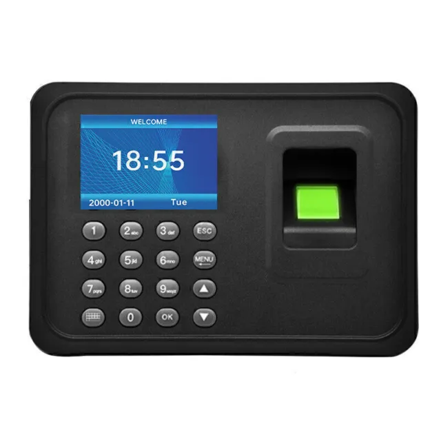 Fingerprint Zeiterfassung Stechuhr Stempeluhr Fingerabdruck Scanner J7A0