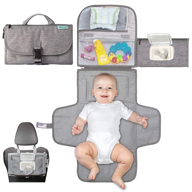 Portable Diaper Changing Pad, Portable Changing pad for Newborn Girl & Boy - Bab