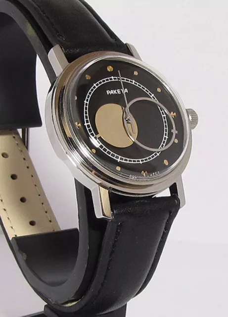 RAKETA NIGHT Copernic Copernicus Soleil Lune Mains URSS Montre-bracelet...