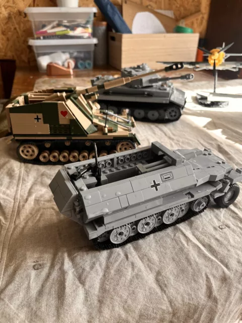 Cobi Panzer und Flugzeuge, Modelle Klemmbausteine