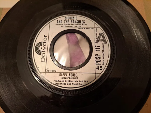 Siouxsie And The Banshees - Happy House - Punk 77 Jukebox Ready 7"Vinyl FREE P&P