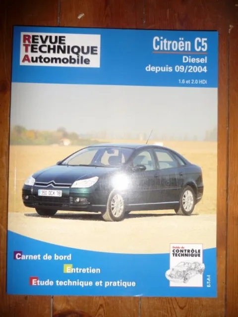 C5 HDI 04- Revue Technique Citroen Etat - NEUVE PORT Reduit France