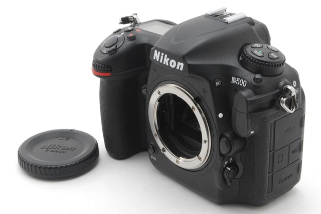 "Near MINT w/Box Count 25,248" Nikon D500 20.9MP DSLR Digital Camera Body 3
