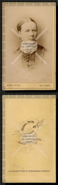 Orig. CDV Kabinettfoto Portrait Porträt Frau