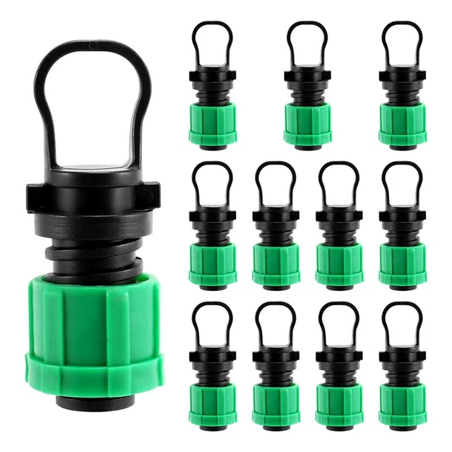Drip Irrigation Tubing End Plug 1/2 Inch Universal End Fitting, for with 16 I4P4