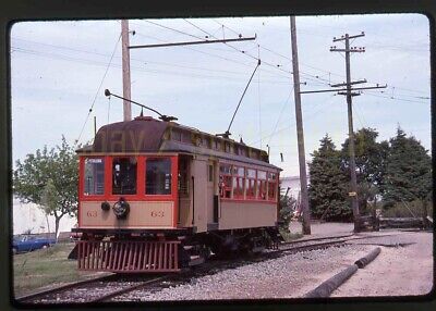 1978 Petaluma & Santa Rosa Interurban / Trolley #63 - Vintage Railroad Slide