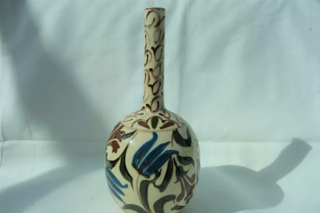 Torquay Aller Vale Long Necked Vase Persian Pattern A1 RARE