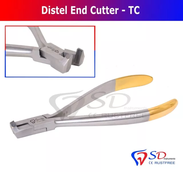 Professional Clinical Distal End Cutter 13CM TC Dental Orthodontic Plier Shanzi