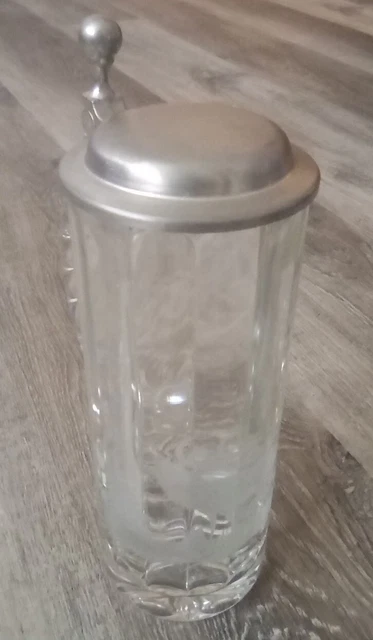 Vintage BMF Etched Lidded Stein: "Grazing ELK"! W. GERMANY