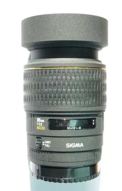 Sigma 105 mm F2.8 lichtstark, Makro, EX, 58 mm ,  Sony Alpha, neuwertig 