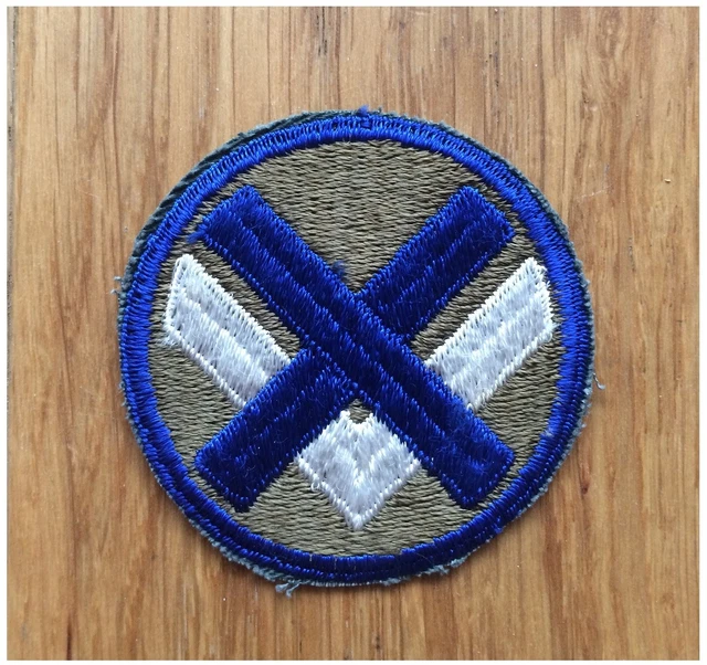 US WW2 PATCH insigne 15th army normandie dday Utah para veste casque GI ...