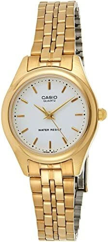 CASIO RELOJ MUJER Acero Dorado 28MM LTP1129N7 Nuevo con Garantia