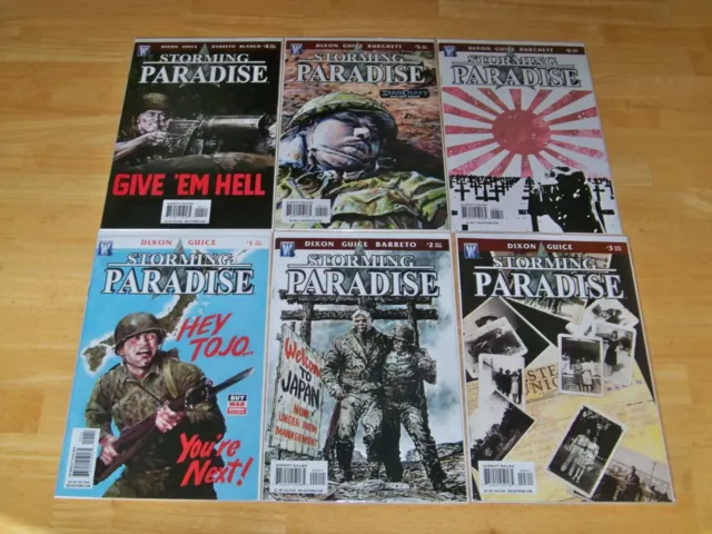 STORMING PARADISE -- Wildstorm War Comics Issues 1-6 -- Complete Series Run