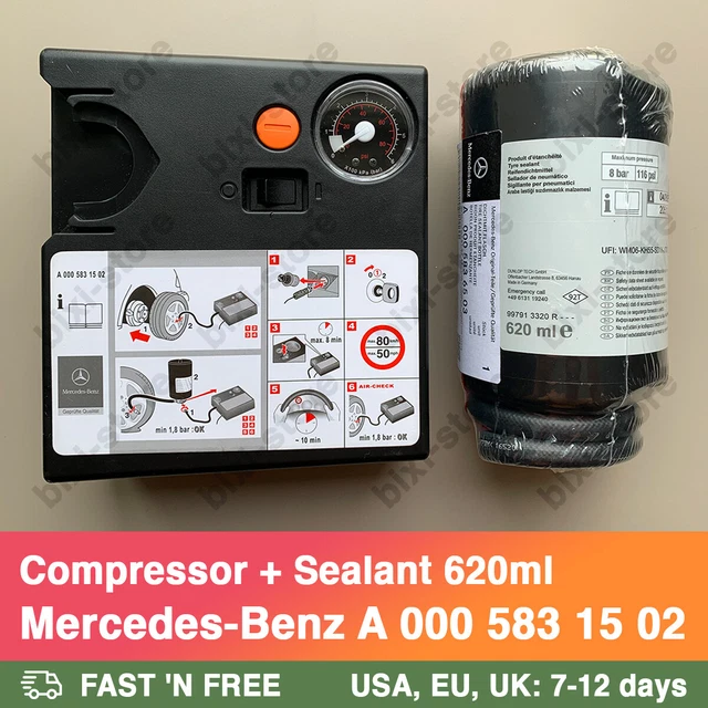 MERCEDES BENZ OEM Air Tire Pump Compressor TIREFIT 450 ml 0005832202