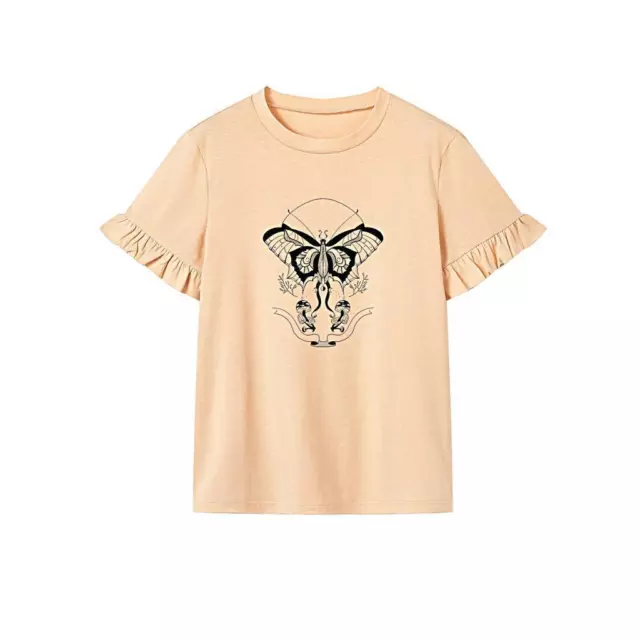 Elegant Women's O-neck T-shirt for Shopping