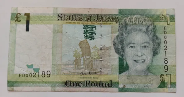 States of Jersey 1 Pound Elizabeth II