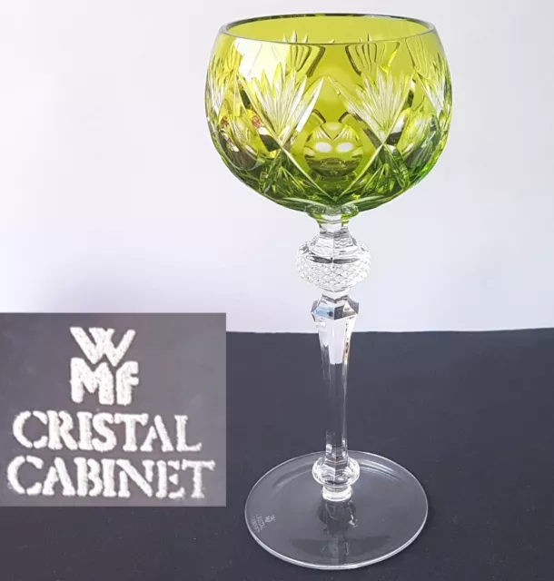 1. De 2. WMF Cristal Cabinet Verre à Vin Cristal Verre Ätzmarke K716