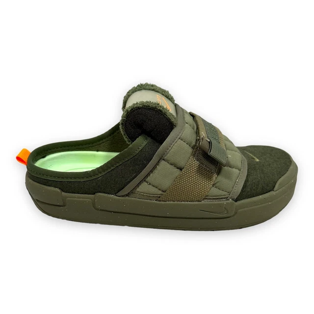NIKE OFFLINE MENS Mule Slides Army Olive Green Padded CT2951  display picture 3