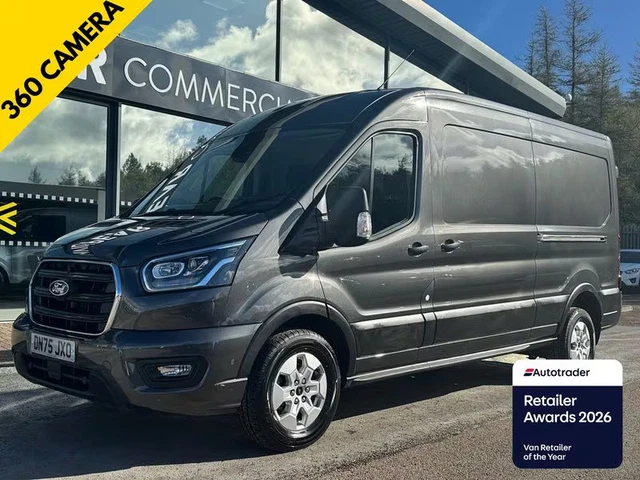 2025 FORD TRANSIT TDCI 165ps 350Limited L3 H2 Lwb with Sat Nav, 360 ...