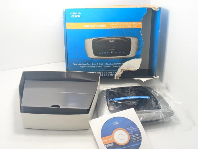 Linksys E2000 300 Mbps 1-Port Gigabit Wireless N Router (E2000-CA)