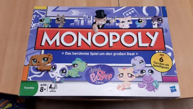 Hasbro Monopoly Littlest Pet Shop Edition  wie neu