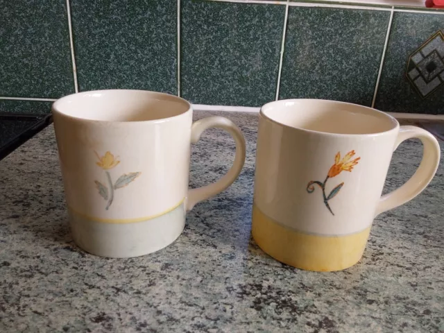 Laura Ashley Set Of 2 Cranborne Mugs Second Quality