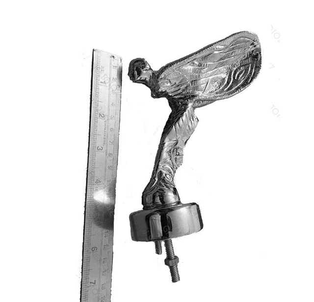 ROLLS ROYCE FLYING Lady Spirit of Ecstasy Radiator Hood Ornament Mascot ...