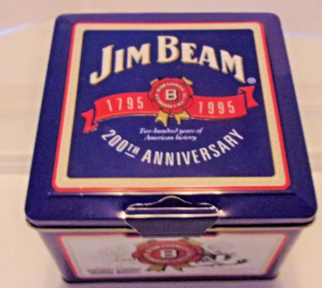 Jim Beam Bourbon Whiskey 200th Anniversary Limited Edition Poker Set Chips