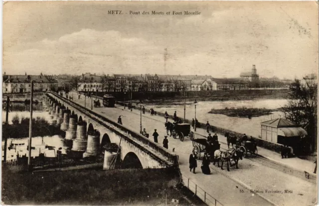 CPA AK METZ - Pont des Morts et Font MOSELLE (255252)