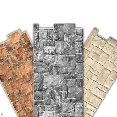 Paneles de pared de PVC 3D paneles de pared paneles de techo revestimiento de pared ¡Imitación de piedra oculta!