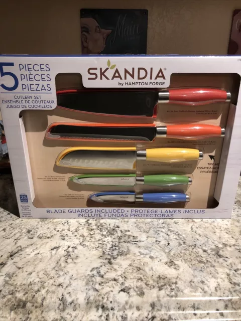 Skandia Sekai 5-Piece Cutlery Set with Blade Guards