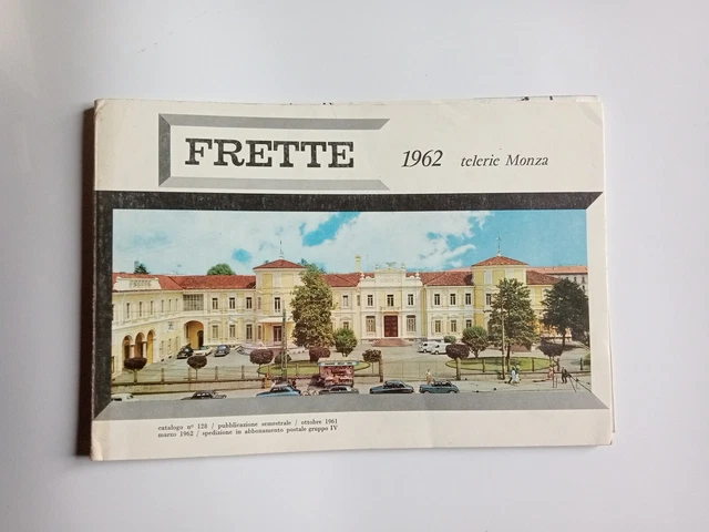 Frette 1962  Catalogo Acquisti Corrispondenza Grandi Magazzini